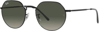 Ray-Ban Jack Grey Gradient Irregular Unisex Sunglasses RB3565 002/71 53