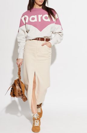 Isabel Marant Houston Sweatshirt, Womens, Cream