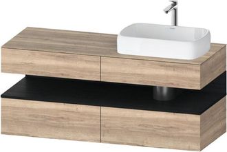 Duravit Qatego Consola Mueble Bajo Lavabo, 2 Extensiones, 2 - Duravit