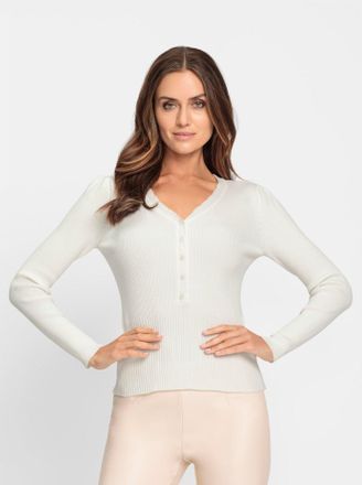 Heine V-Ausschnitt-Pullover HEINE Pullover, Damen, Gr. 34, beige (ecru), 50% Viskose, 28% Polyester, 22% Polyamid, unifarben, Pullover V-Ausschnitt-Pullover