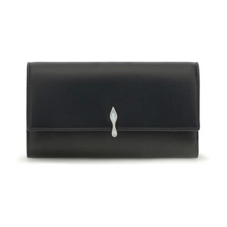 Christian Louboutin Bettina Chain Wallet - Dames - Accessoires - Zwart - Maat: ONE Size Leer