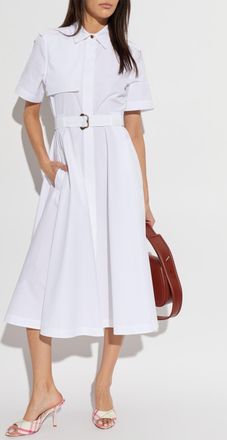 Burberry Tanya Dress, Womens, White