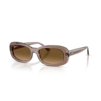 Ray-Ban Ovalen Zonnebril - unisex - Zonnebrillen - Grijs - ONE Size - Accessoires