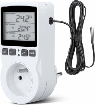 OEM Enchufe Con Termostato, Enchufe Con Temporizador Digital, Enchufe Digital Programable Con Sonda, Temporizador Digital Programable, Enchufe Con Termost