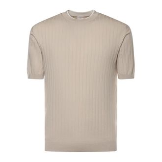 Eleventy T-Shirts, male, Brown, Size: 3XL T-Shirts