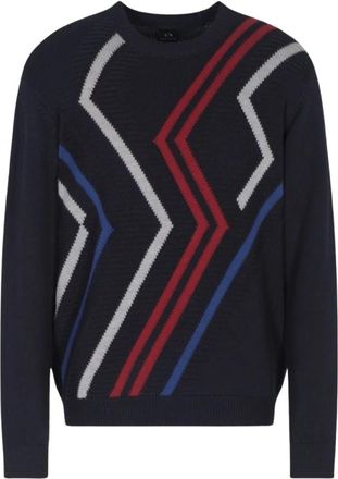 A|X Armani Exchange Stijlvolle Sweaters Collectie - Heren - Ronde hals truien - Veelkleurig - 2XL - Truien & Vesten
