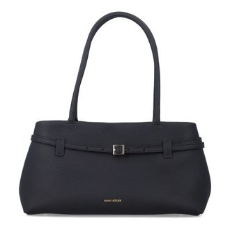 Manu Atelier Shoulder Bags, female, Black, Size: ONE SIZE Le Cambon East West