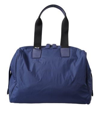 Dolce & Gabbana Mens Blue Nylon Calfskin Hand Shoulder Duffel Bag