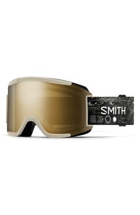 Smith Squad 203mm ChromaPop Snow Goggles in Chalk Space Invader/Chromapop at Nordstrom