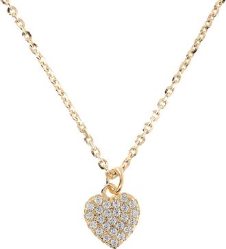 Autentica Petite Heart Pendant W/ Chain Necklace