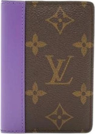 Louis Vuitton Pre-owned Monogram Macassar Organizer de Poche - Dames - Vintage Accessoires - Veelkleurig - ONE Size - Leer - Vintage