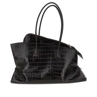 The Attico Leather medium La Passeggiata bag Woman One Size