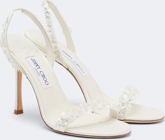 Jimmy Choo London Jenn embellished slingback sandals