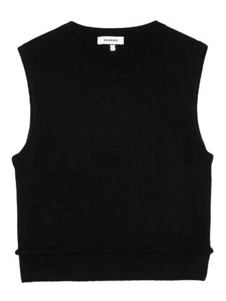 Sandro sleeveless top - women - Fabric - 0 - Black