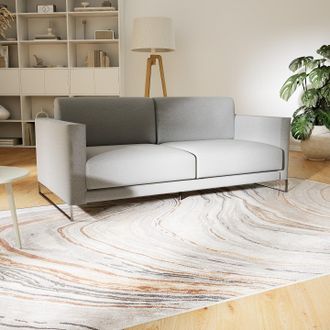 MYCS Sofa 2-Sitzer Schiefergrau Feingewebe - Elegantes, gemütliches 2-Sitzer Sofa: Hochwertige Qualität, einzigartiges Design - 184 x 75 x 98 cm, konfiguri