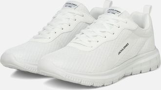 Jack & Jones Mens Jack & Jones Taylor Mesh Polyurethane Mens White Standard Trainers - Size: 10