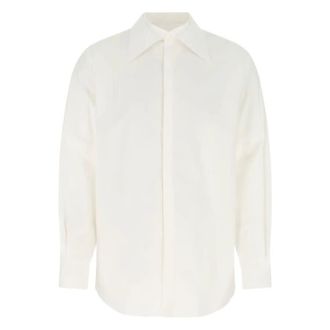 Valentino Garavani Oversized Pointed-Collar Button-Front Shirt