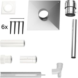 Bosch Accesorio De Escape Fc-set60-c93x Kit B&aacute;sico C93x, D:60/100mm, Acero Inoxidable, 7738112780