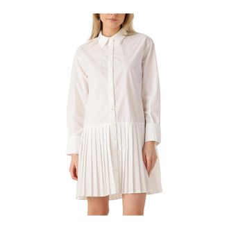 Y.A.S Y.a.s, Dames, Jurken, Wit, Maat: M Denim