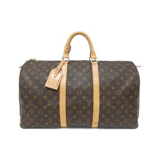 Louis Vuitton Brown Coated Canvas Boston Bag (Pre-Owned)