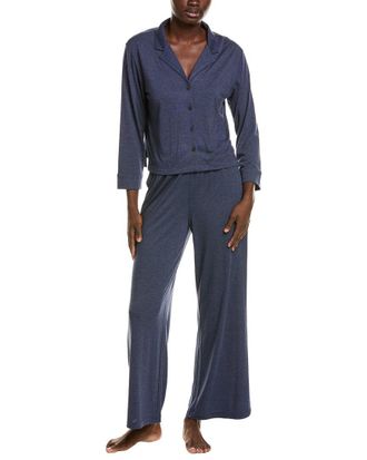 Natori 2Pc Shangri-La Notch Pajama Set