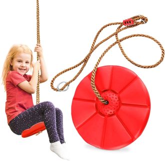 OEM Columpio De Exterior, Cuerda Para Trepar, Columpio Infantil, Columpio Infantil De Pl&aacute;stico, Disco Colgante Para Ni&ntilde;os Y Adultos, Carga M&aacute;xima 150 Kg (