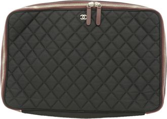 Chanel Black Nylon Laptop Bag (Pre-Owned)