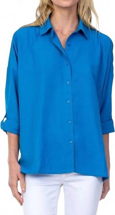 Tolani Ysabel Top In Denim