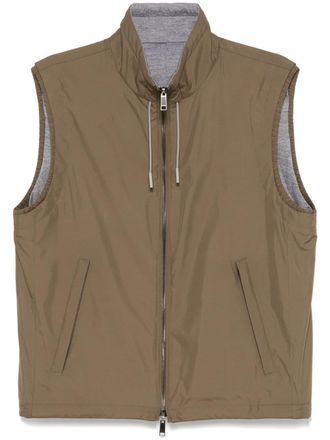 Ermenegildo Zegna Gilet reversibile - Verde