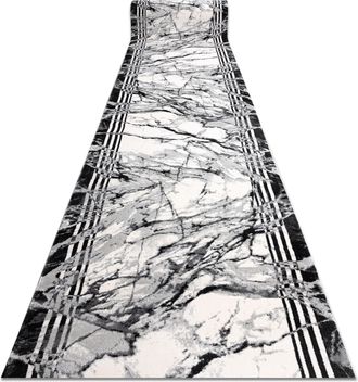 RugsX Rugsx - Alfombra De Pasillo Tuls 51210 Moderna, M&aacute;rmol Antracita 100 Cm Grey 100x1400 Cm