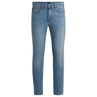 BOSS Delaware Slim-fit jeans in bright-blue comfort-stretch denim