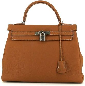 Hermès 2021 Kelly 32 handbag - women - Leather - One Size - Gold