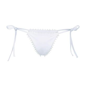 Jacquemus Bikinis, female, White, Size: XS Le Bas de Maillot Picot