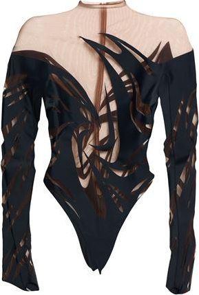MUGLER CAMISETAS Y TOPS - Bodies en YOOX.COM
