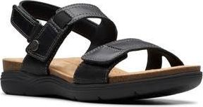 Clarks Jaylan Ray Sandal in Black Combo at Nordstrom Rack, Size 9.5