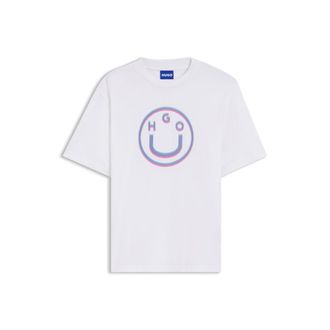 HUGO BOSS Logo-graphic T-shirt in cotton jersey