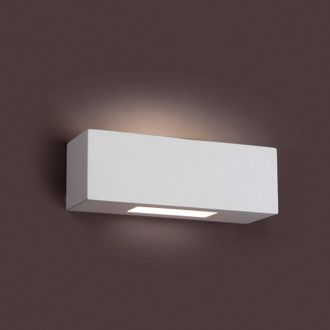 Netlighting Cheras 1 Light Indoor Wall Light White Plaster G9