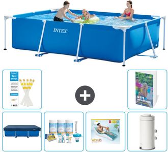 Intex Piscina Con Estructura Rectangular - 300x200x75 Cm - 7-piezas S161