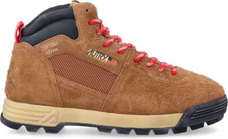 Autry Malga Mid Textured Suede Mid-Top Boots