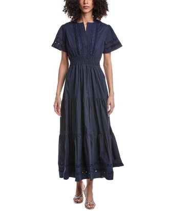Sail to Sable Cinched Waist Maxi Dress