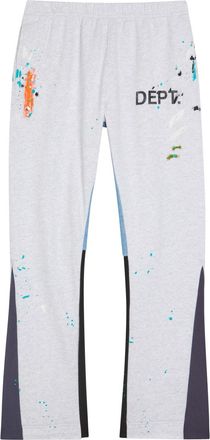 Gallery Dept. Paint-splatter Effect Cotton Sweatpants - Grey - XL
