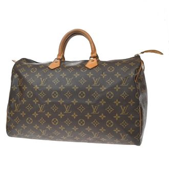Louis Vuitton Speedy Monogram Canvas Brown Canvas Handbag (Pre-Owned)