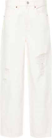 AllSaints Jayce straight-leg jeans - women - Cotton - 28 - White