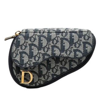 Dior Pre-owned Mini Bags, female, Blue, Size: ONE SIZE Pre-owned Saddle Pouch