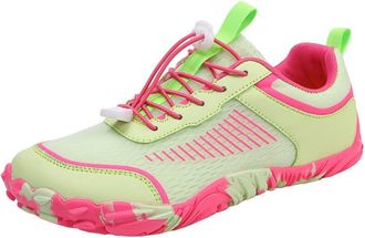 Generic Female Five Finger Hiking Shoes Outdoor Hiking Shoes Lightweight and Quick Drying Hiking Swimming Beach Sports Shoes (Green,4.5)