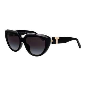 Tiffany & Co. Stijlvolle zonnebril met model 0Tf 4238U - Dames - Zonnebrillen - Zwart - 55 MM - Accessoires