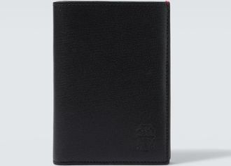 Brunello Cucinelli Leather passport holder