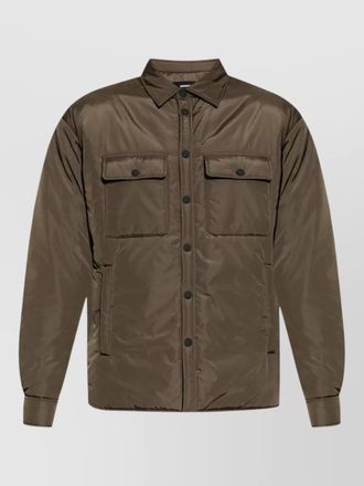 Dsquared2 padded nylon shirt jacket