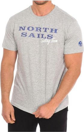 North Sails Hombre, Camisetas, Gris, Talla: M
