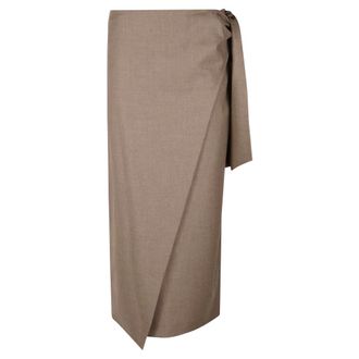Max Mara Dames, Rokken, Bruin, Maat: S
